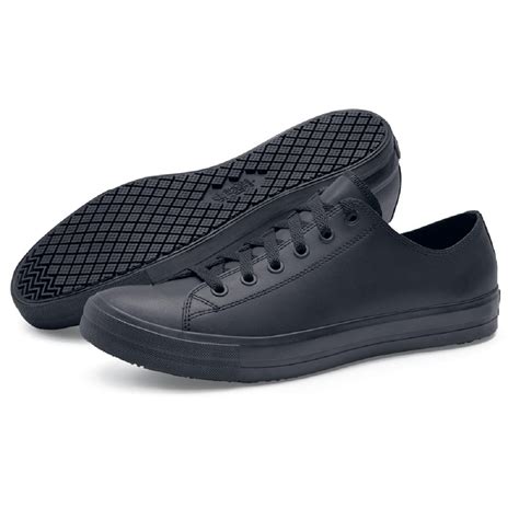 Pantofi pentru ospatar si barman, Delray Leather, Negru, 42 EU